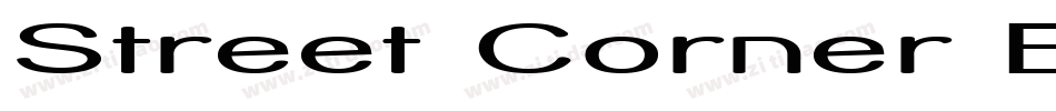 Street Corner Extend字体转换